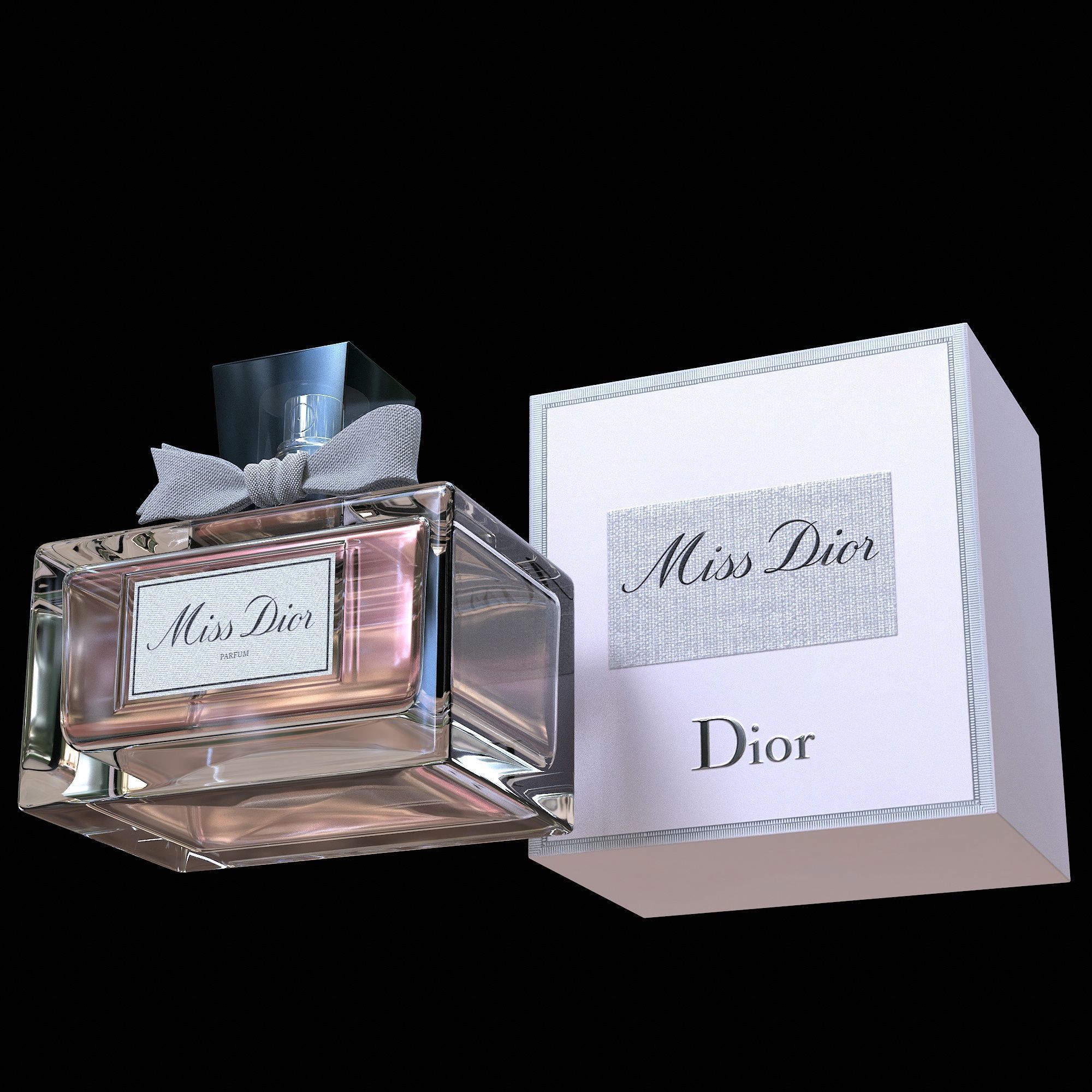 Miss Dior Eau de Parfum Low-poly 3D model_4