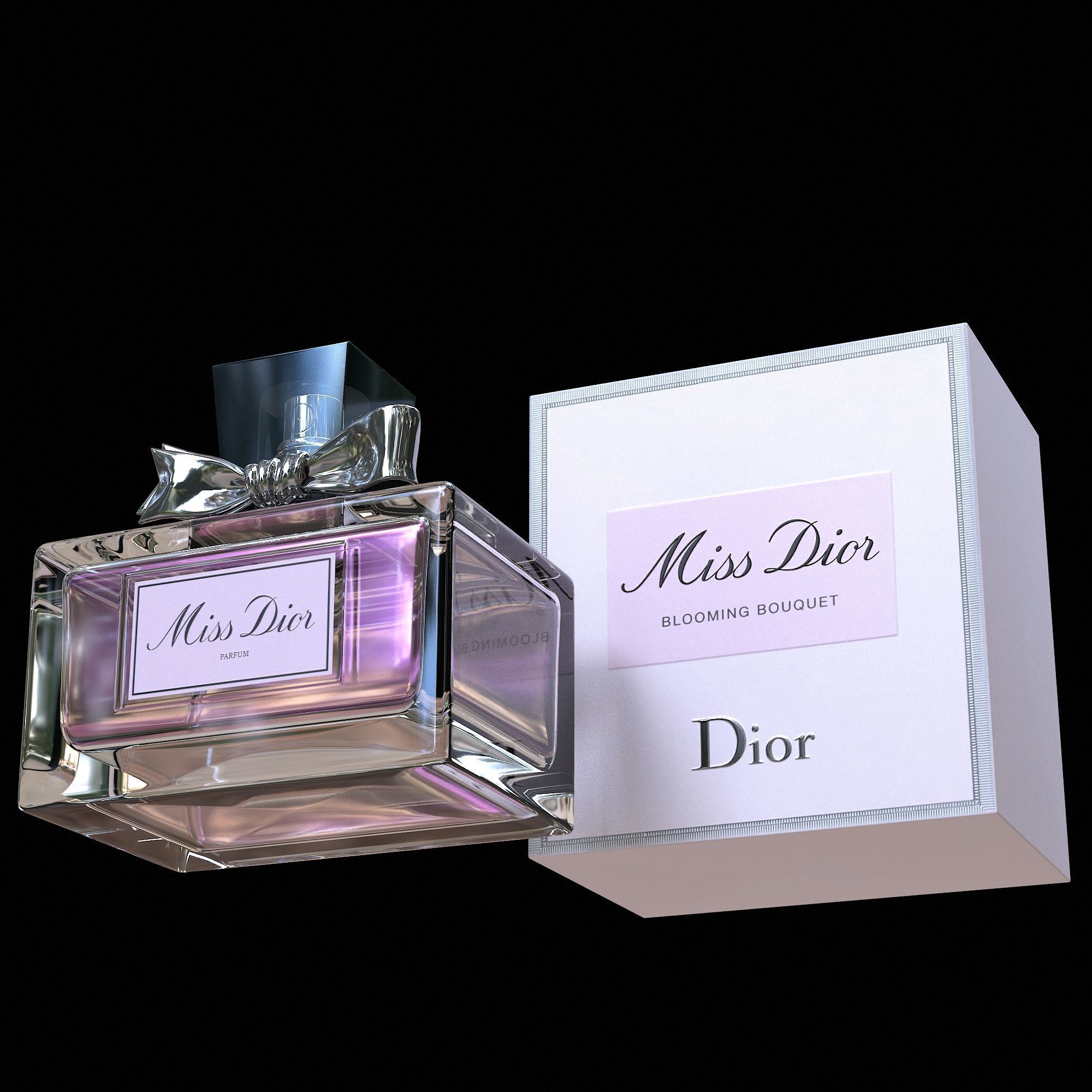Miss Dior Eau de Parfum Low-poly 3D model_2