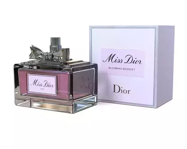 Miss Dior Eau de Parfum Low-poly 3D model