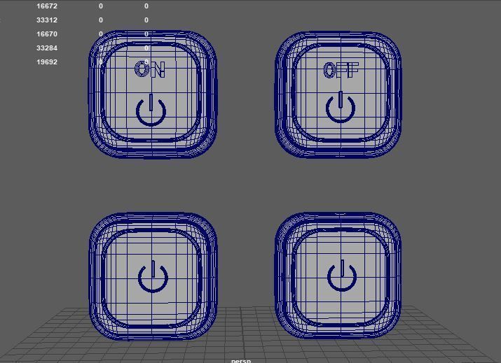 Turn on off button 3D model_11
