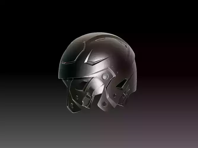 Full Size Adult Football Helmet - Single Print and 8-print Files