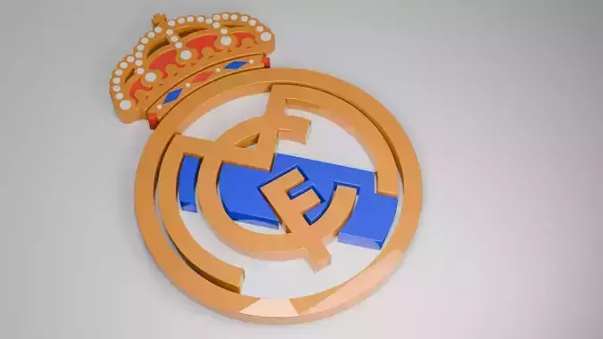 Real Madrid 3D logo