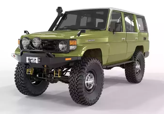 Generic Land Cruiser FZJ76 AUS 2002 3D model | CGTrader