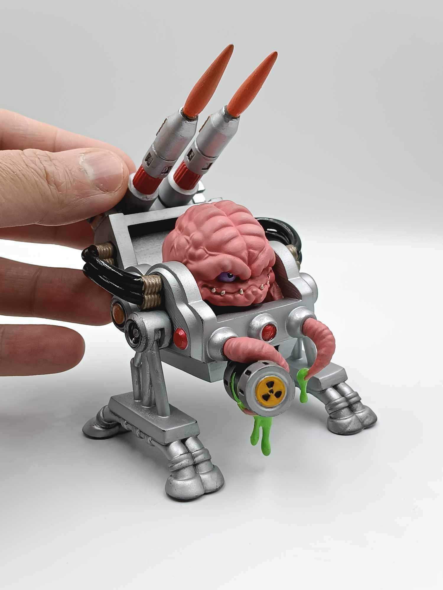 KRANG BUBBLE WALKER MACHINE - TMNT STATUE TOY FANART  3D print model_2