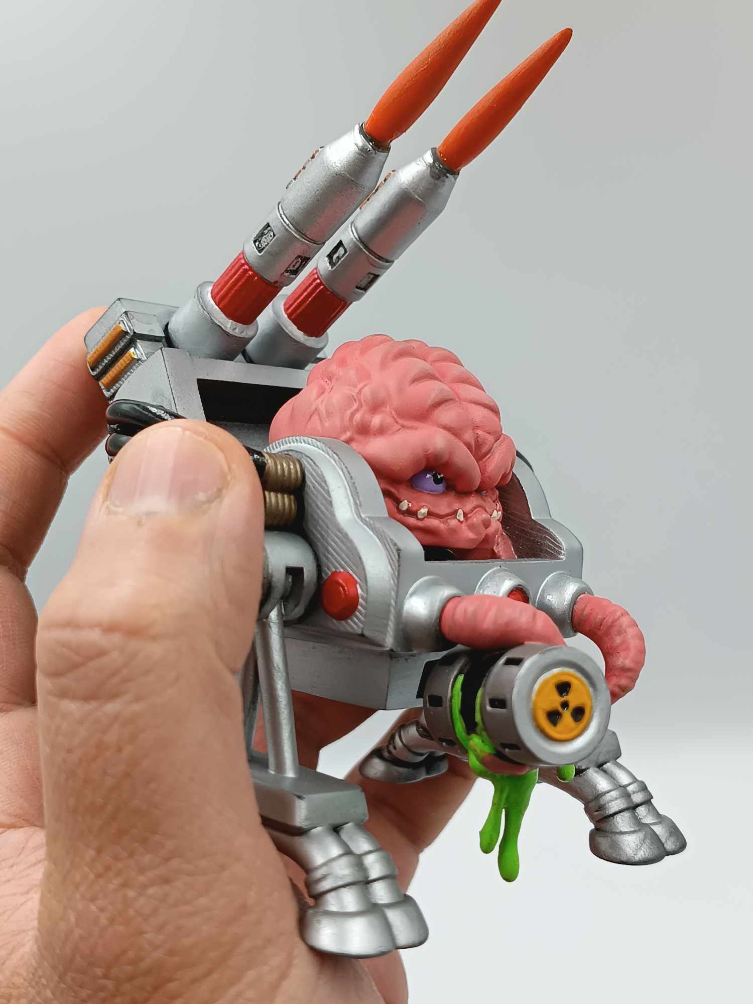 KRANG BUBBLE WALKER MACHINE - TMNT STATUE TOY FANART  3D print model_6