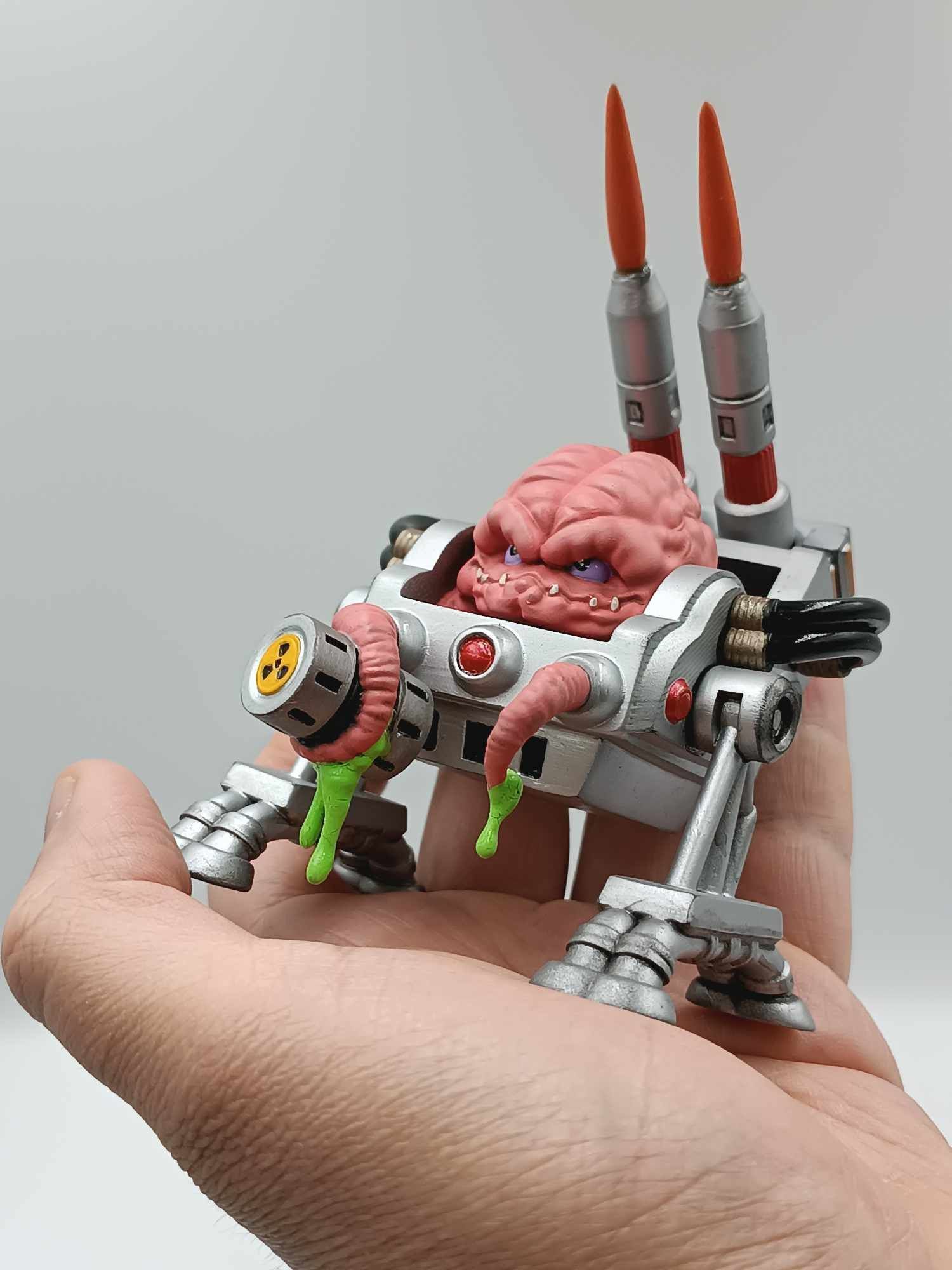 KRANG BUBBLE WALKER MACHINE - TMNT STATUE TOY FANART  3D print model_1