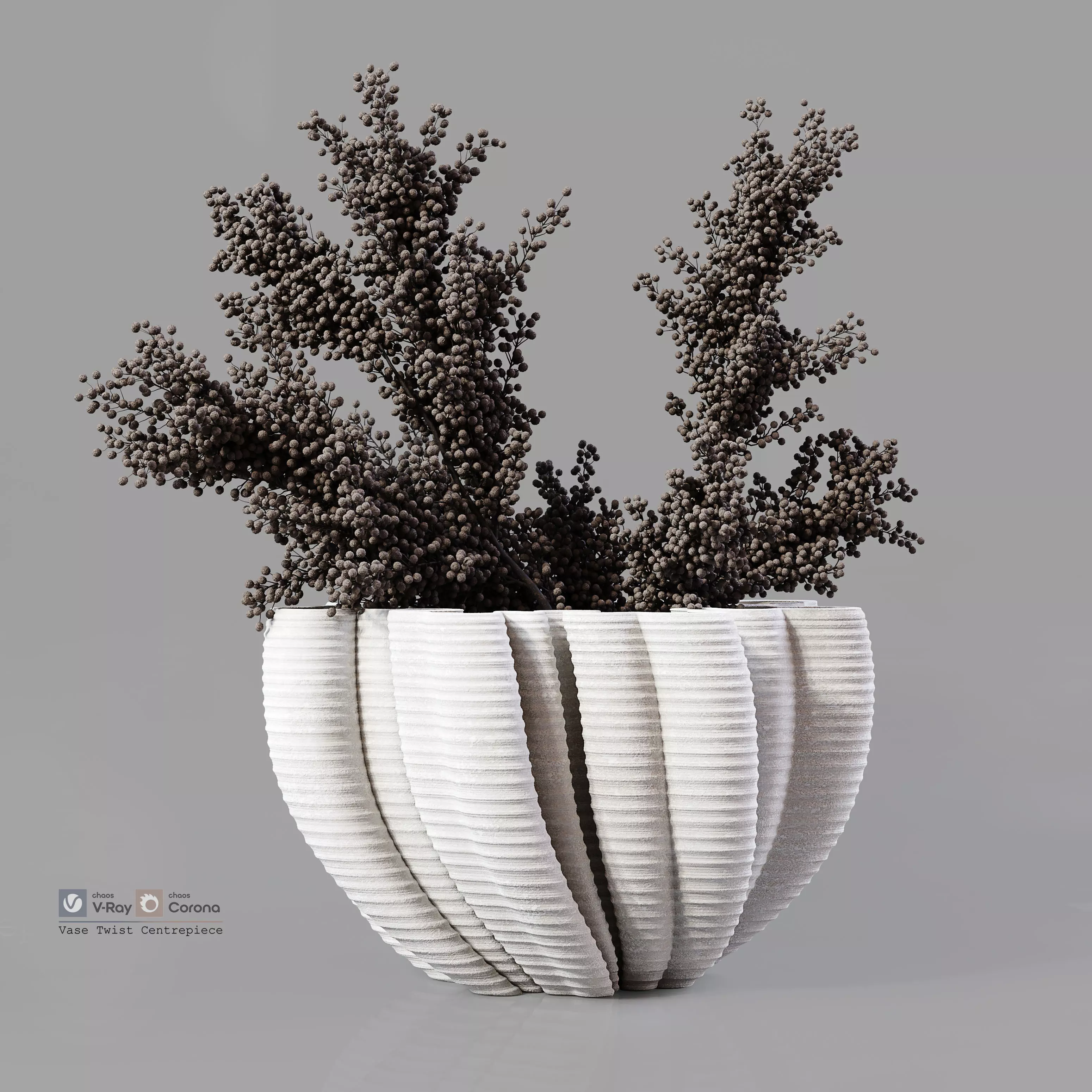 Vase Twist Centerpiece 3D model