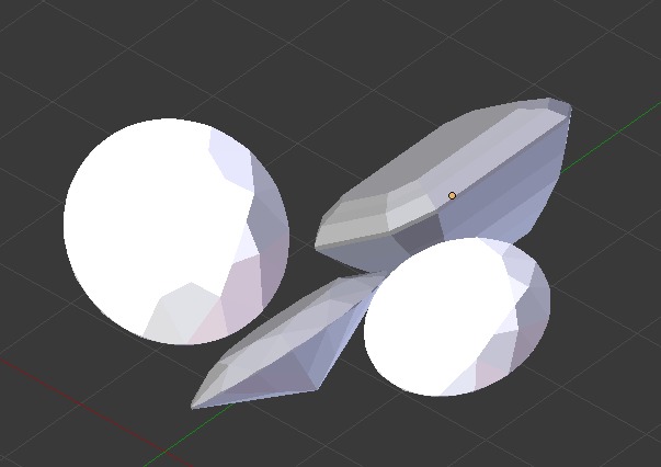 gemstones Low-poly 3D model_2