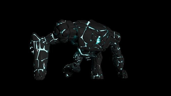 Stone Golem 3D model