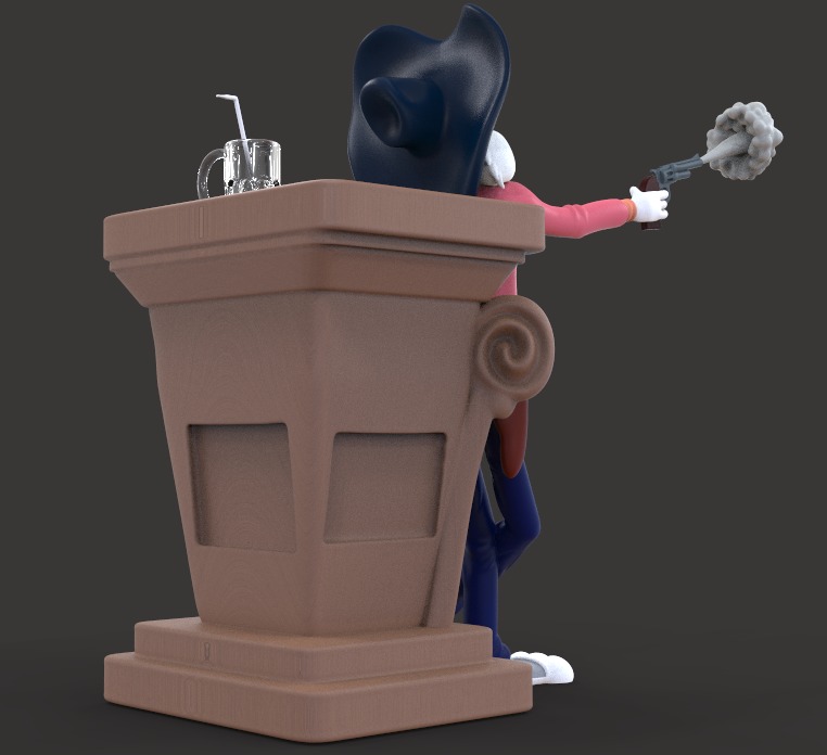 BUGS BUNNY -WILD AND WOOLLY HARE EPISODE- PARTS AND COMPLETE 3D print model_7