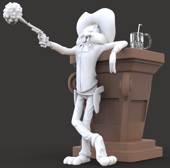 BUGS BUNNY -WILD AND WOOLLY HARE EPISODE- PARTS AND COMPLETE 3D print model_10