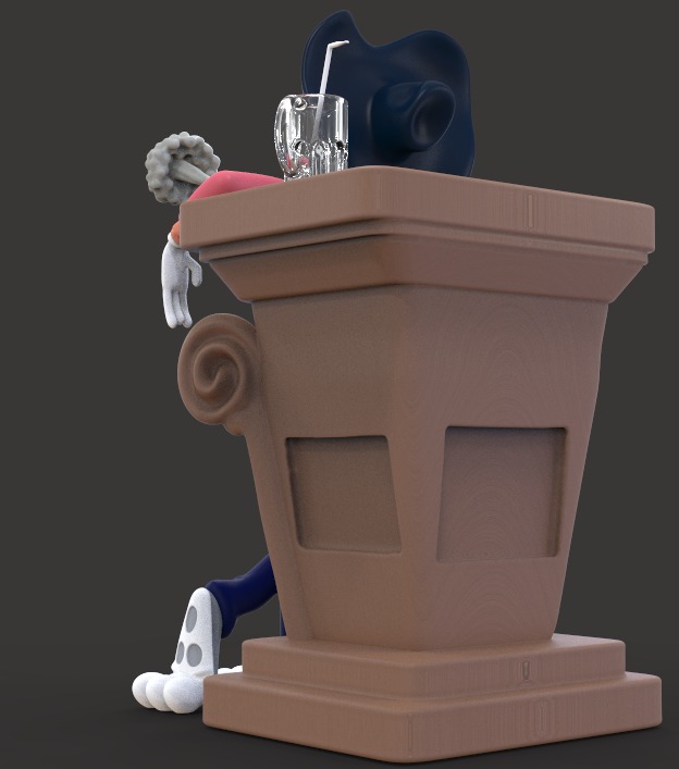 BUGS BUNNY -WILD AND WOOLLY HARE EPISODE- PARTS AND COMPLETE 3D print model_5