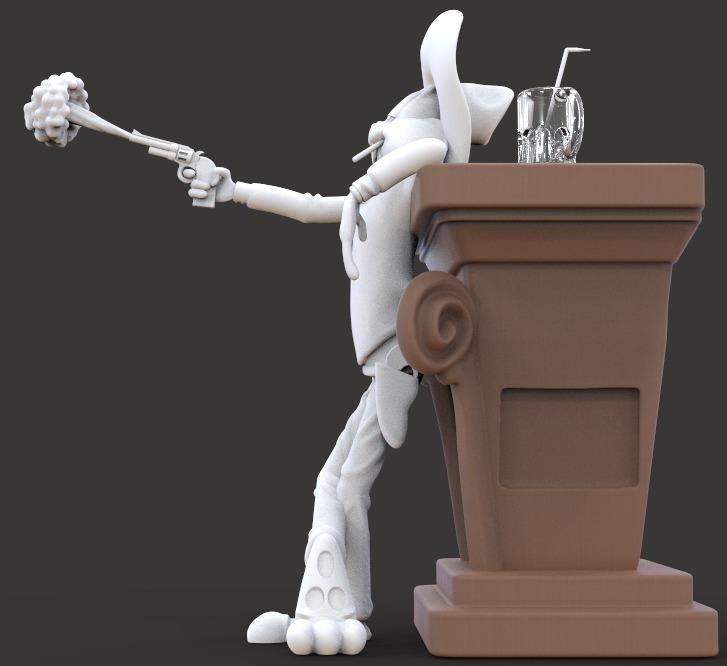 BUGS BUNNY -WILD AND WOOLLY HARE EPISODE- PARTS AND COMPLETE 3D print model_11