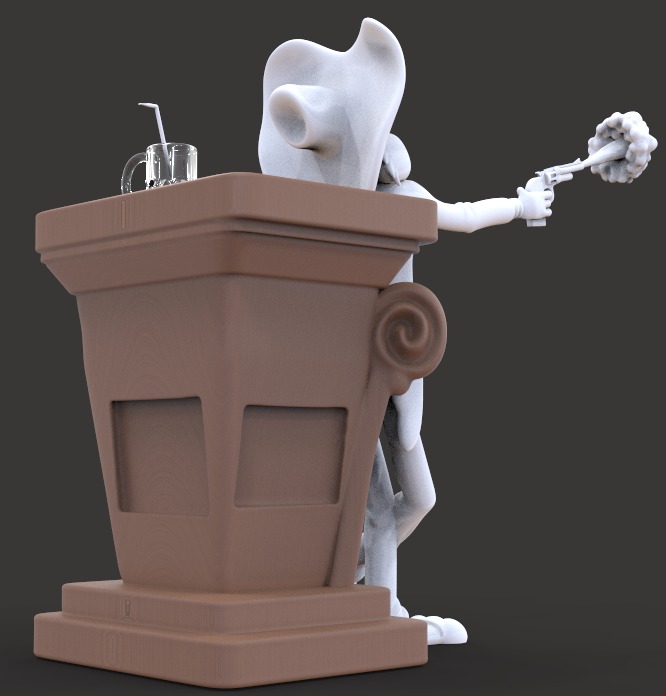 BUGS BUNNY -WILD AND WOOLLY HARE EPISODE- PARTS AND COMPLETE 3D print model_14