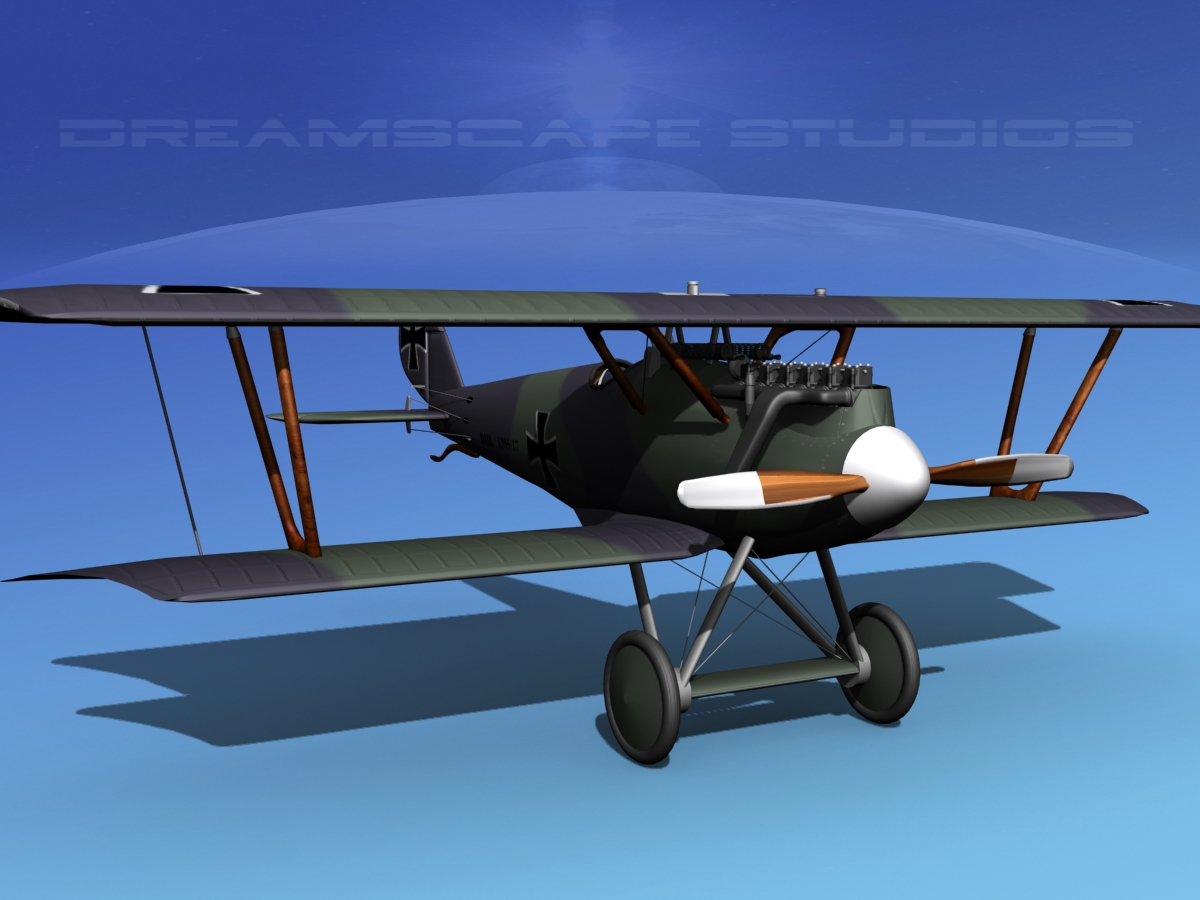Pfalz DIII Historic Fighter V13 3D model_6