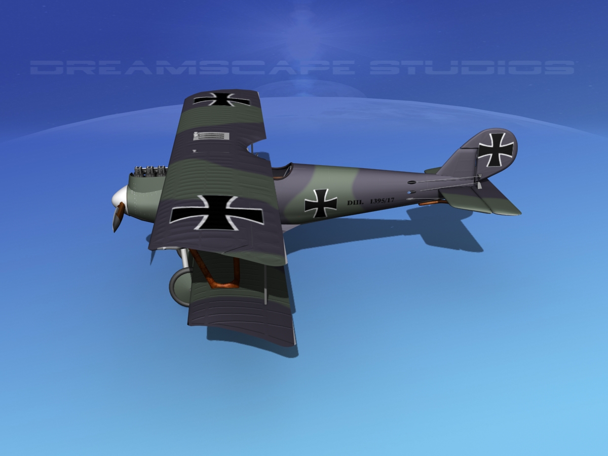 Pfalz DIII Historic Fighter V13 3D model_13