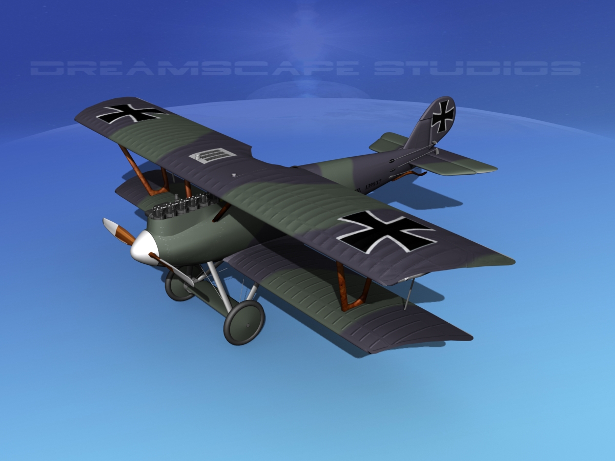 Pfalz DIII Historic Fighter V13 3D model_14