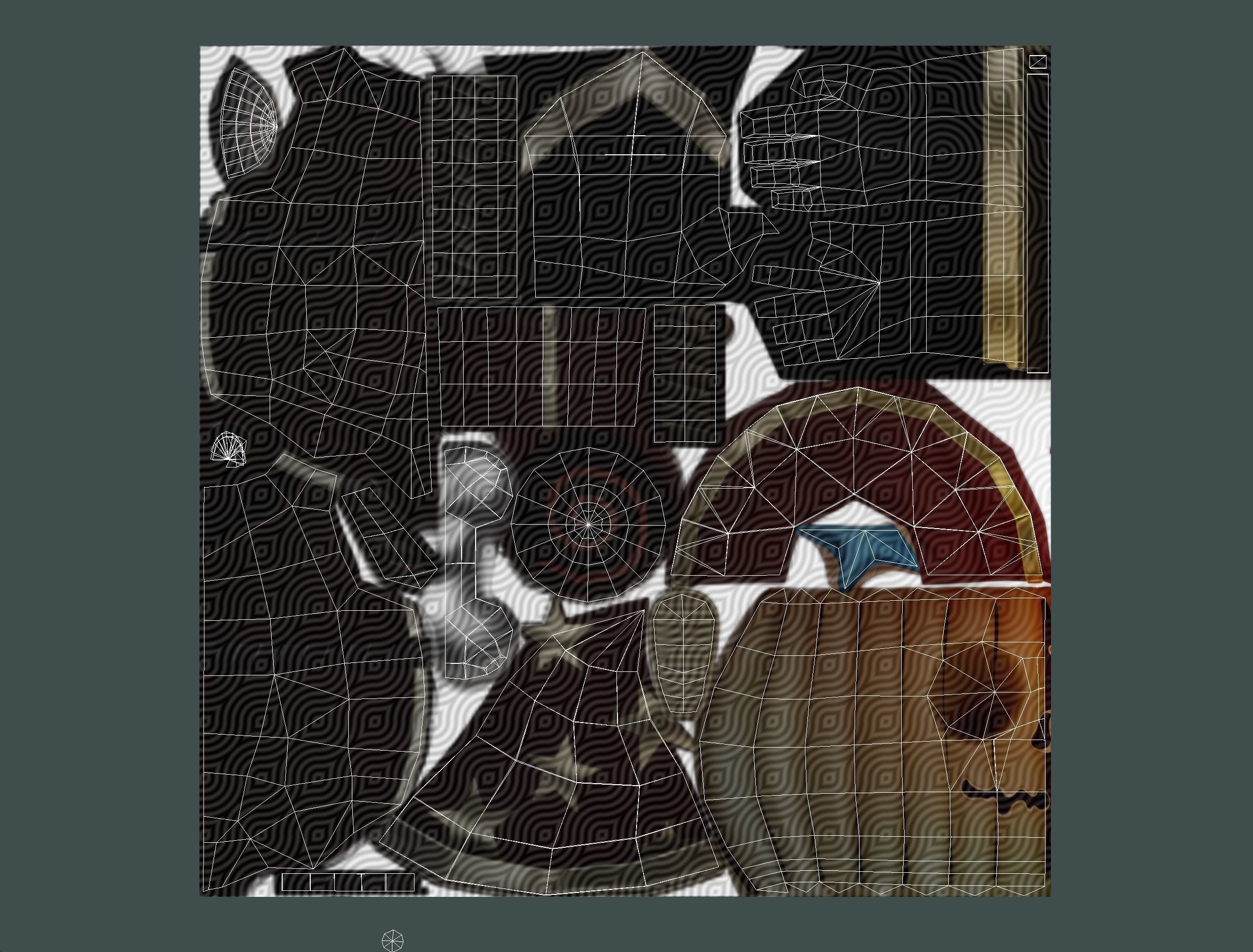 Halloween Pumpkin Fantasy Character Pet Wizard Low-poly 3D model_32