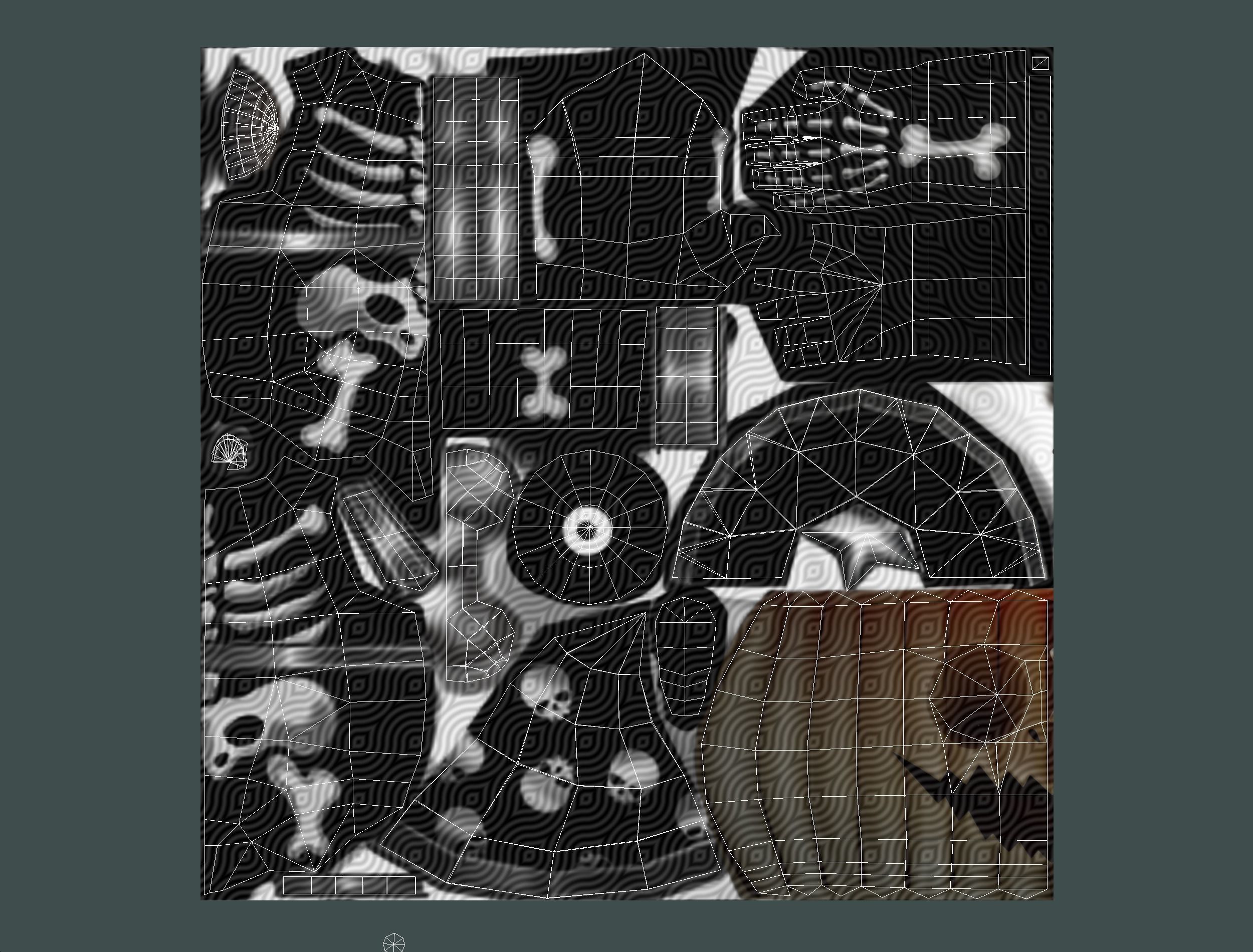 Halloween Pumpkin Fantasy Character Pet Wizard Low-poly 3D model_33