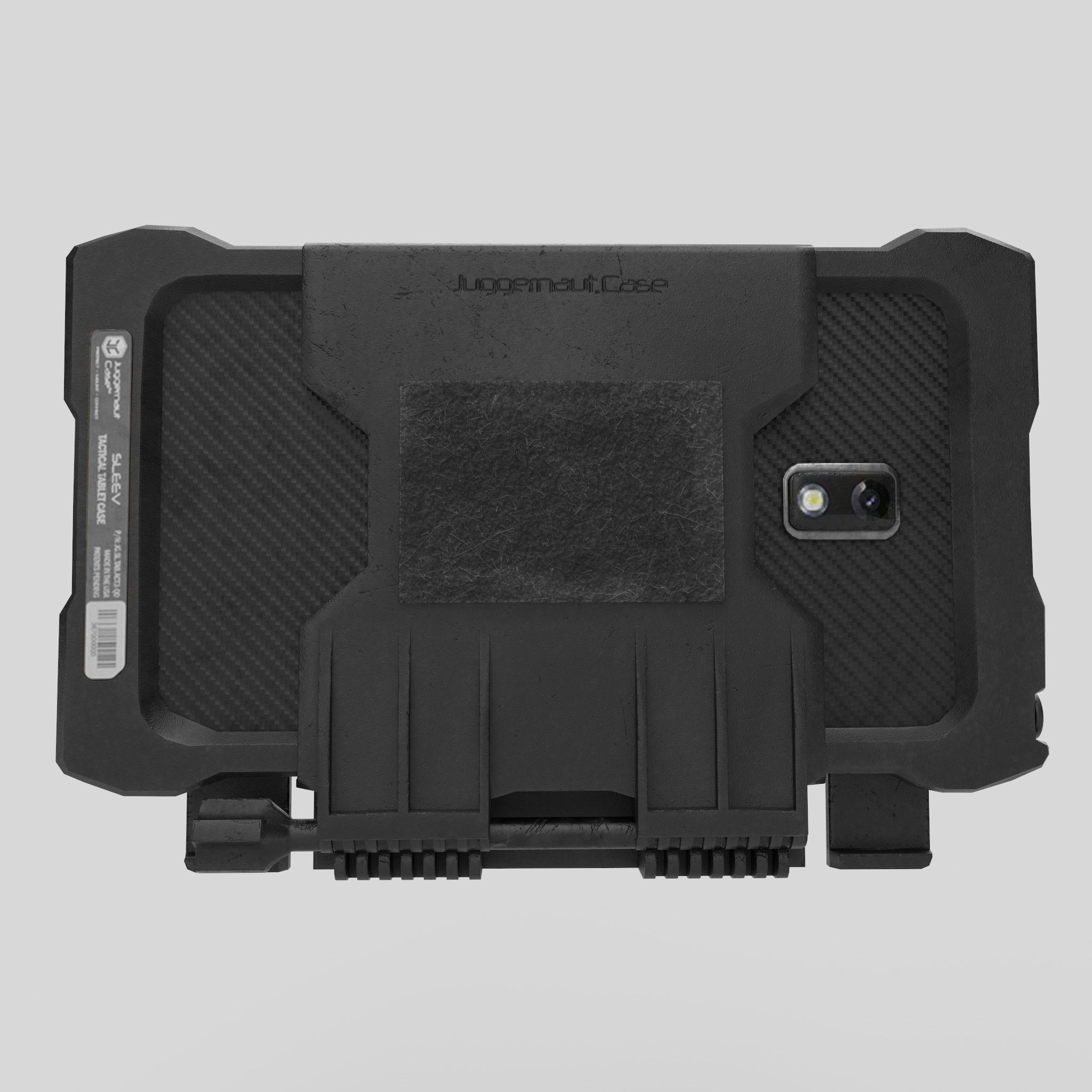 Tactical Tablet MOLLE BasePlate Low-poly 3D model_6