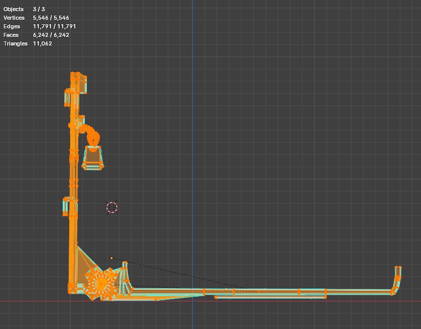 Tactical Tablet MOLLE BasePlate Low-poly 3D model_13