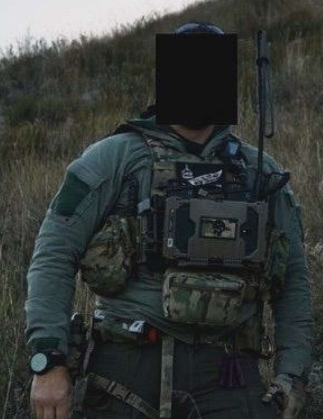 Tactical Tablet MOLLE BasePlate Low-poly 3D model_16