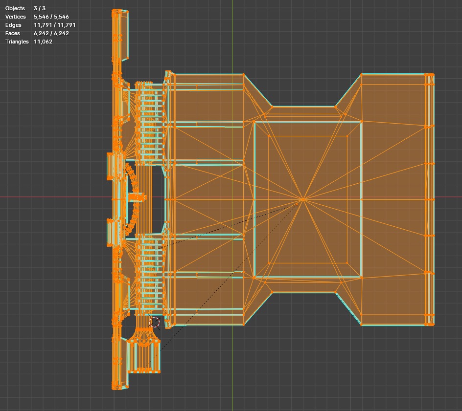 Tactical Tablet MOLLE BasePlate Low-poly 3D model_12