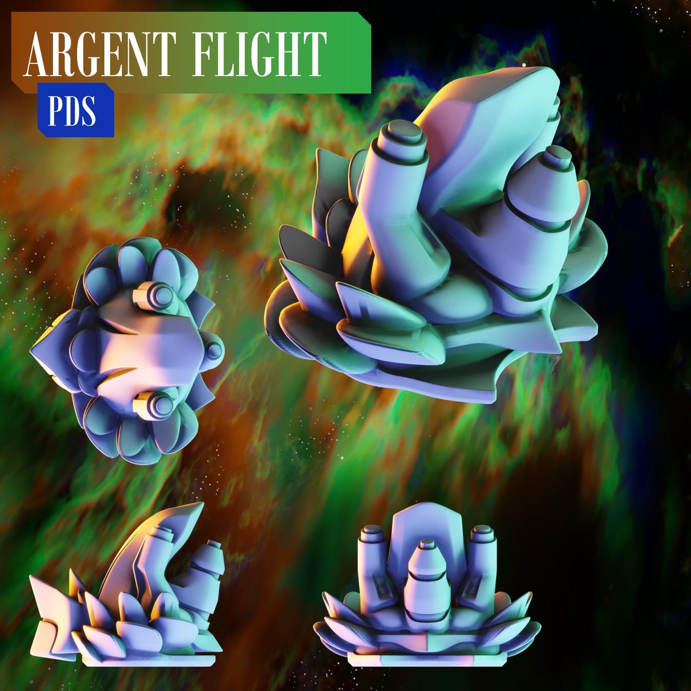 Twilight Imperium Ships Argent Flight 3D print models 3D print model_11