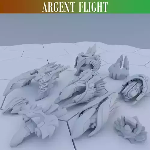 Twilight Imperium Ships Argent Flight 3D print models 3D print model