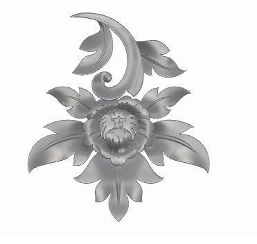 Thai pattern 3D print model_1