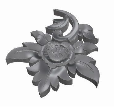 Thai pattern 3D print model_2