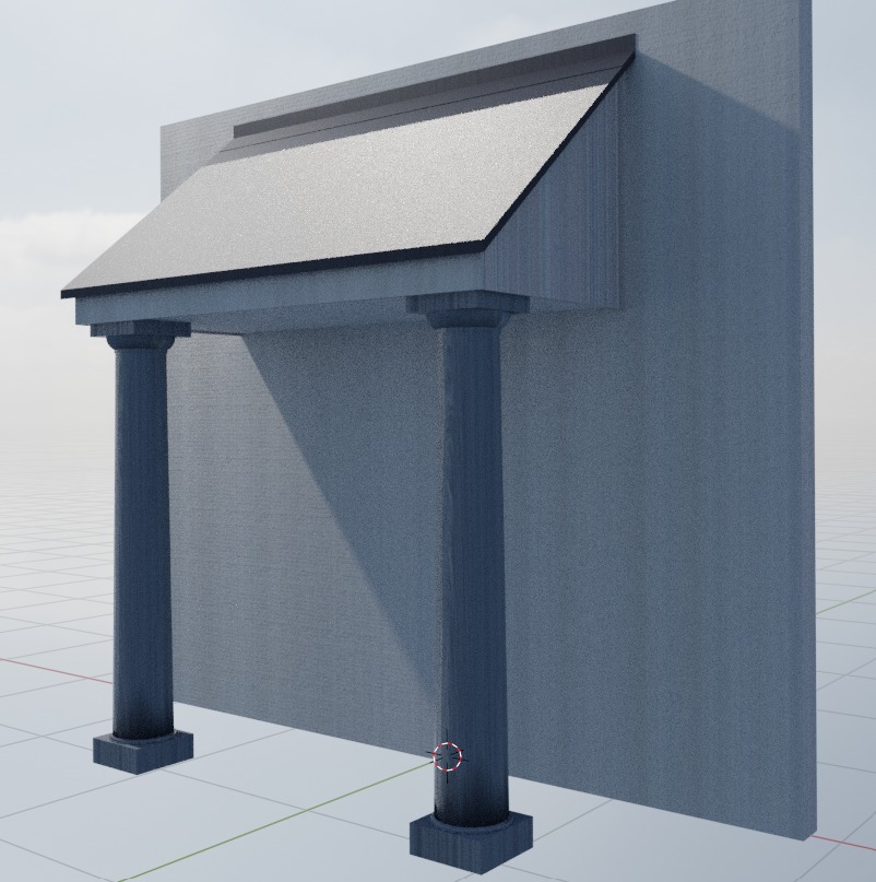 classic Canopy 3D model_4