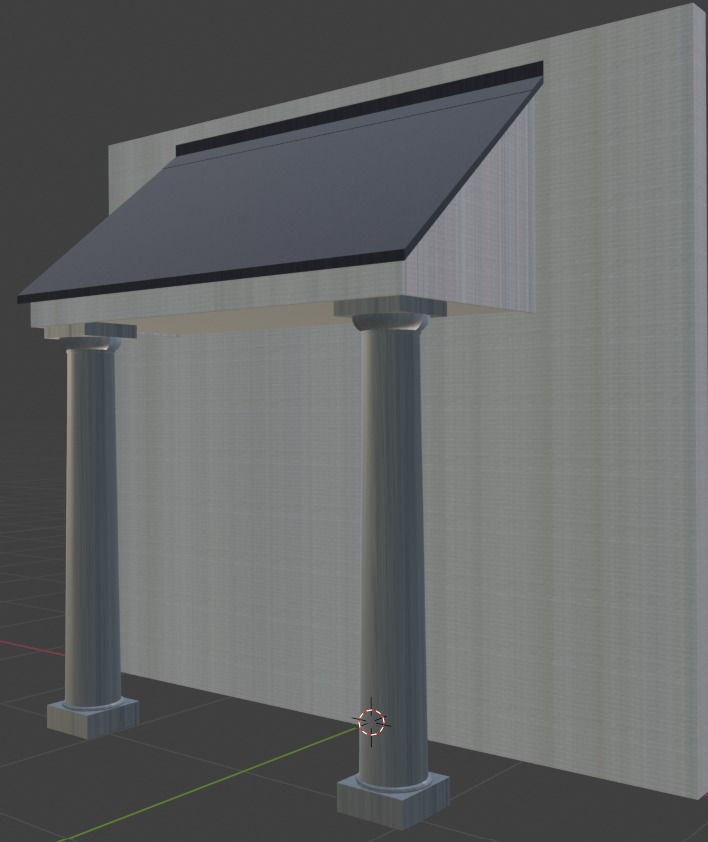 classic Canopy 3D model_3