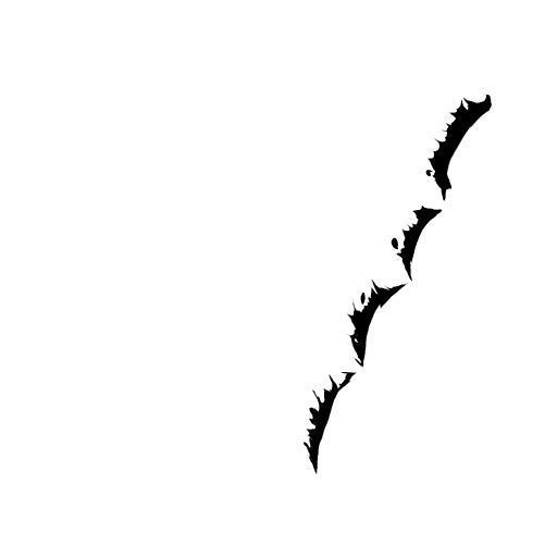 Low Poly Darck Grey Demon Vampire Monster Low-poly 3D model_43