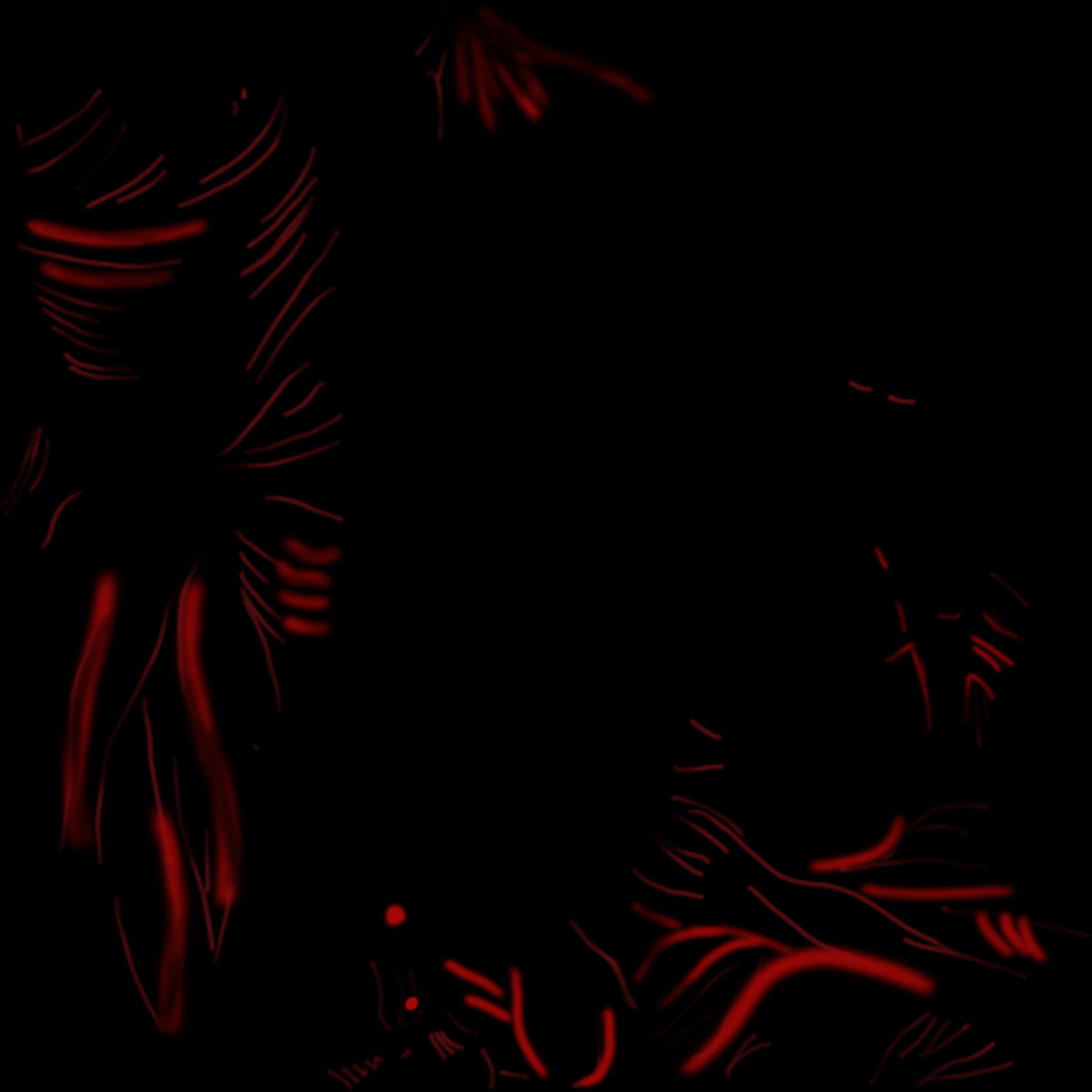 Low Poly Darck Grey Demon Vampire Monster Low-poly 3D model_46