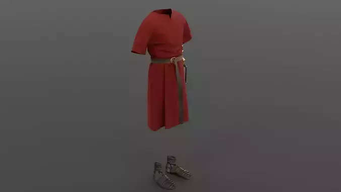 Roman cloth 3D model