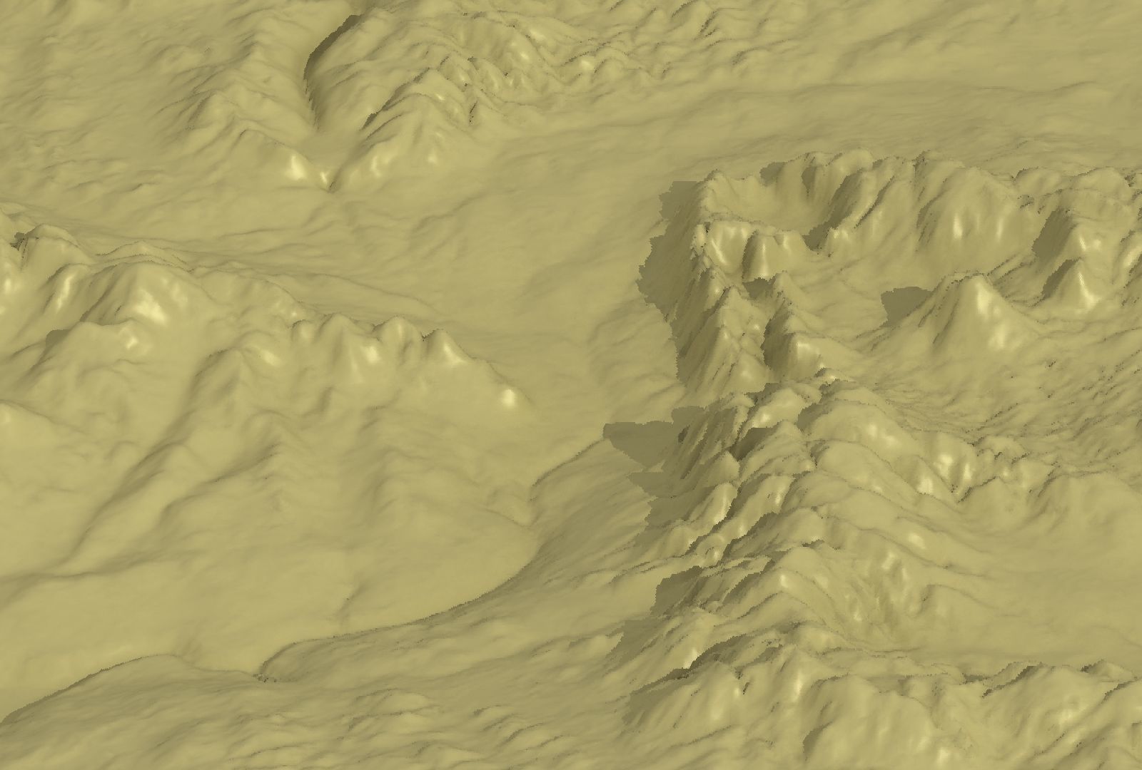 Middle Earth Arda 3D Print Topo Map 3D print model_18