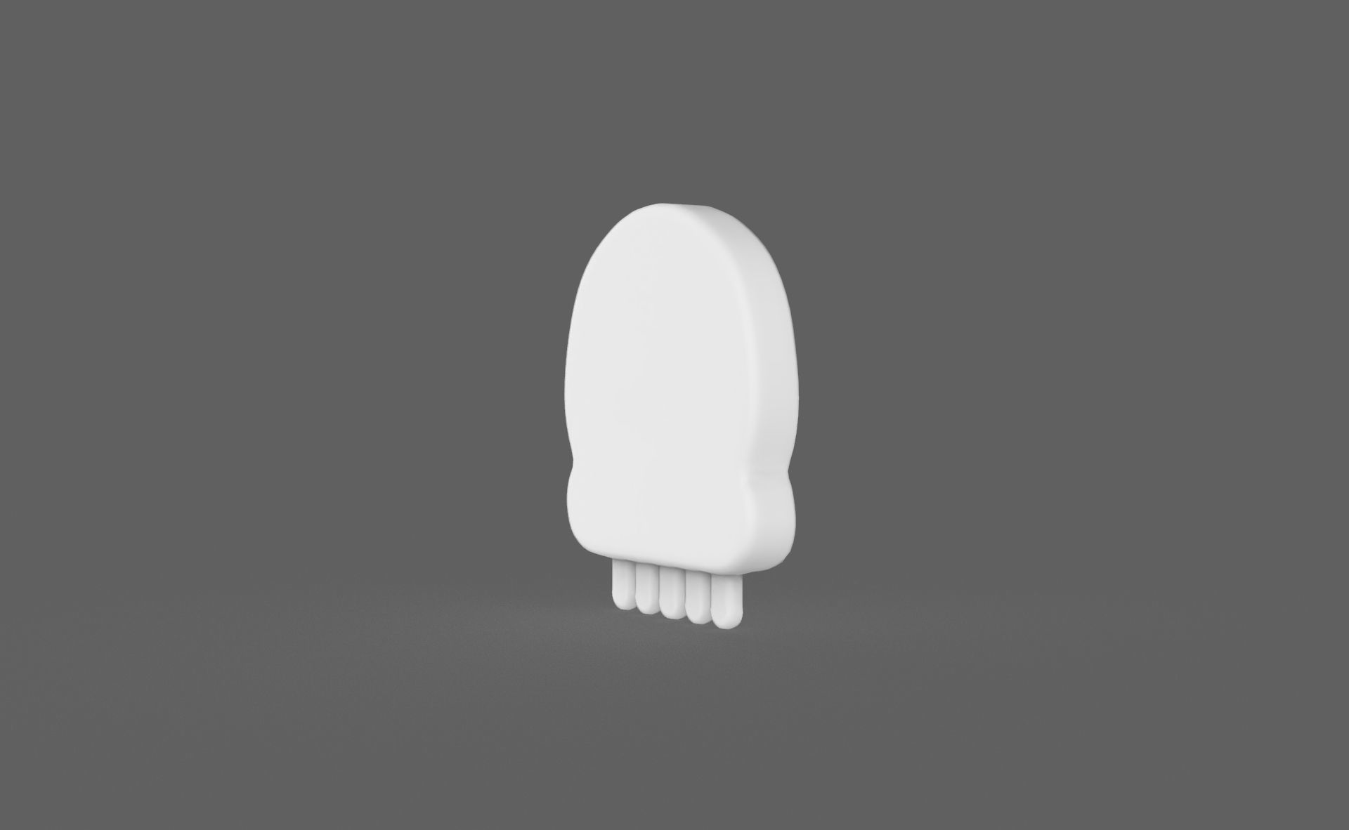 Prop112 Skull Emoji  Low-poly 3D model_12