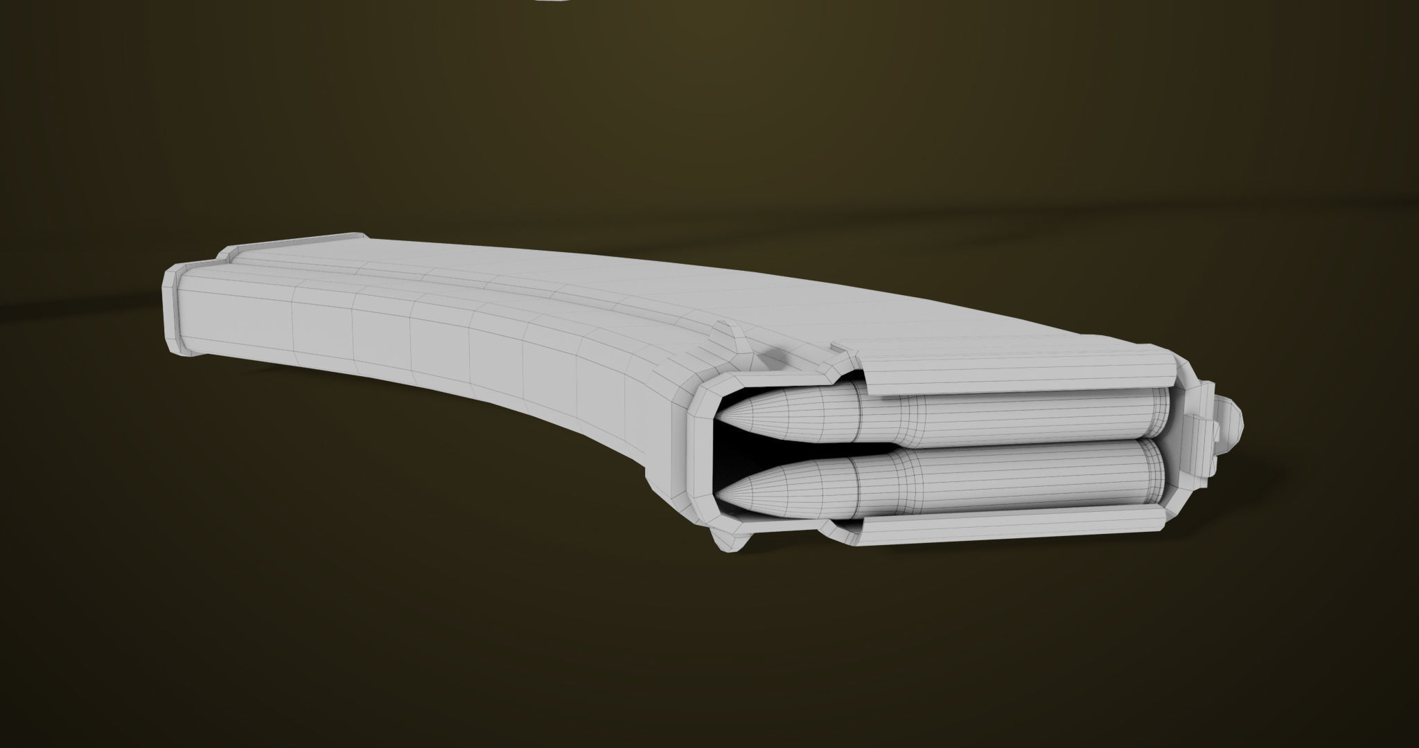 Light Machine Gun 10 Metal All PBR Unity UE Textures Low-poly 3D model_74