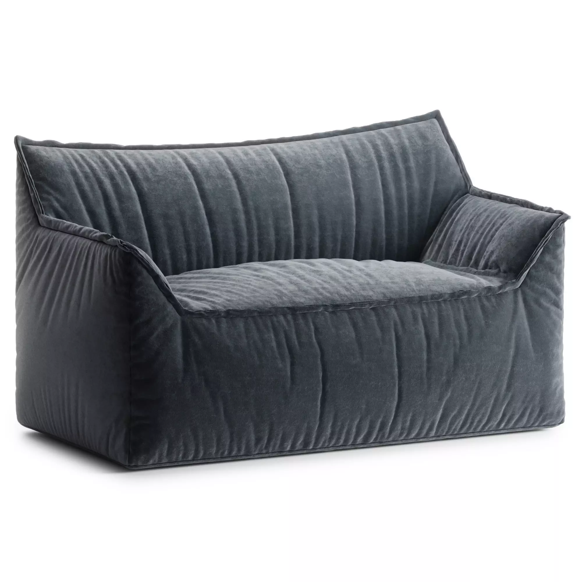 Frameless Loft Sofa Marengo Wool Low-poly 3D model_0