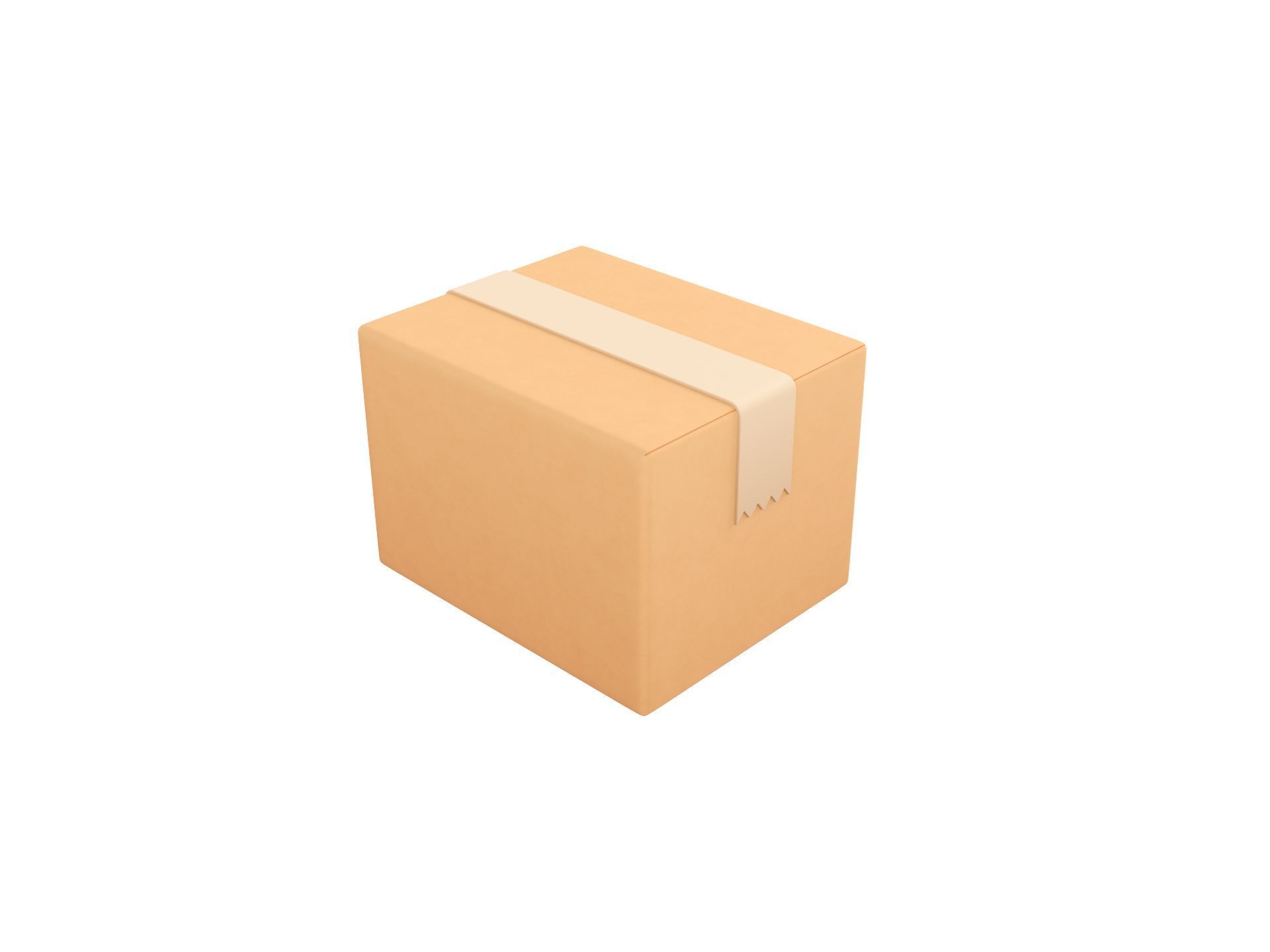 Parcel Box 3D model_1