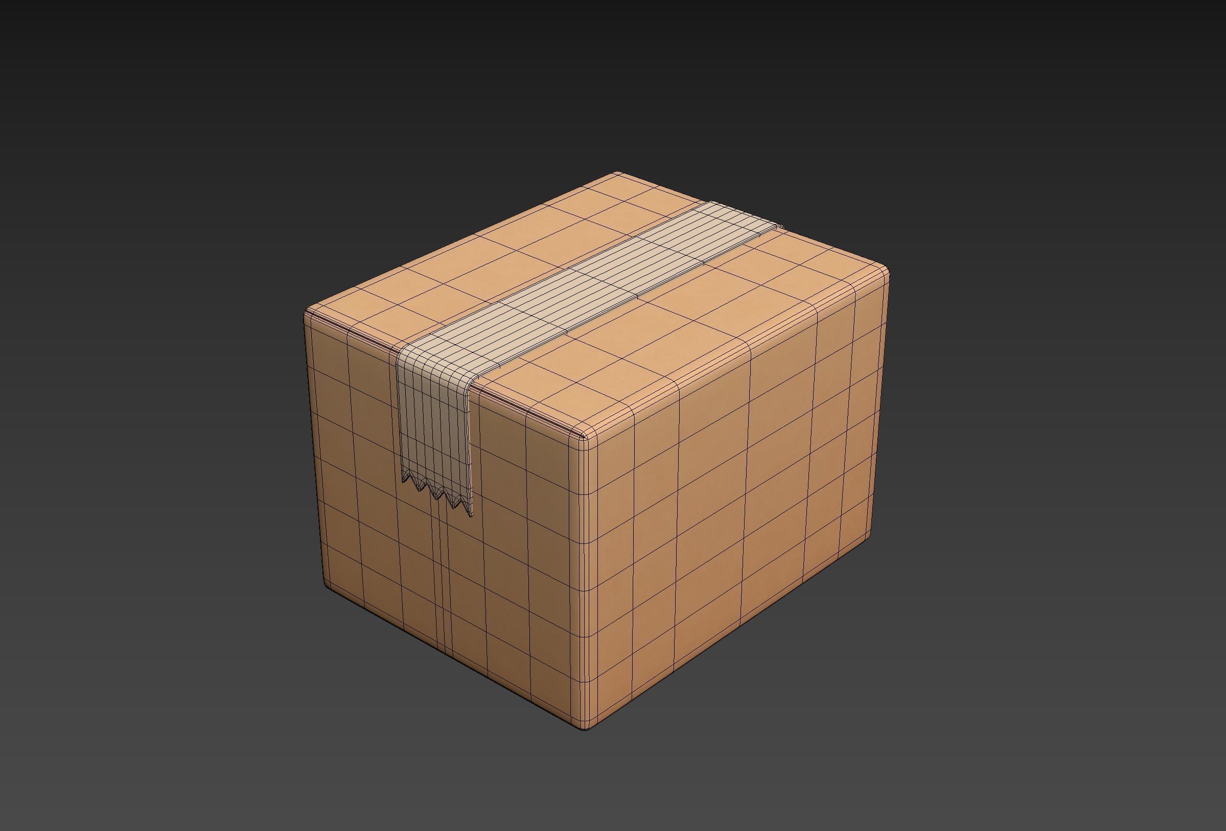 Parcel Box 3D model_22