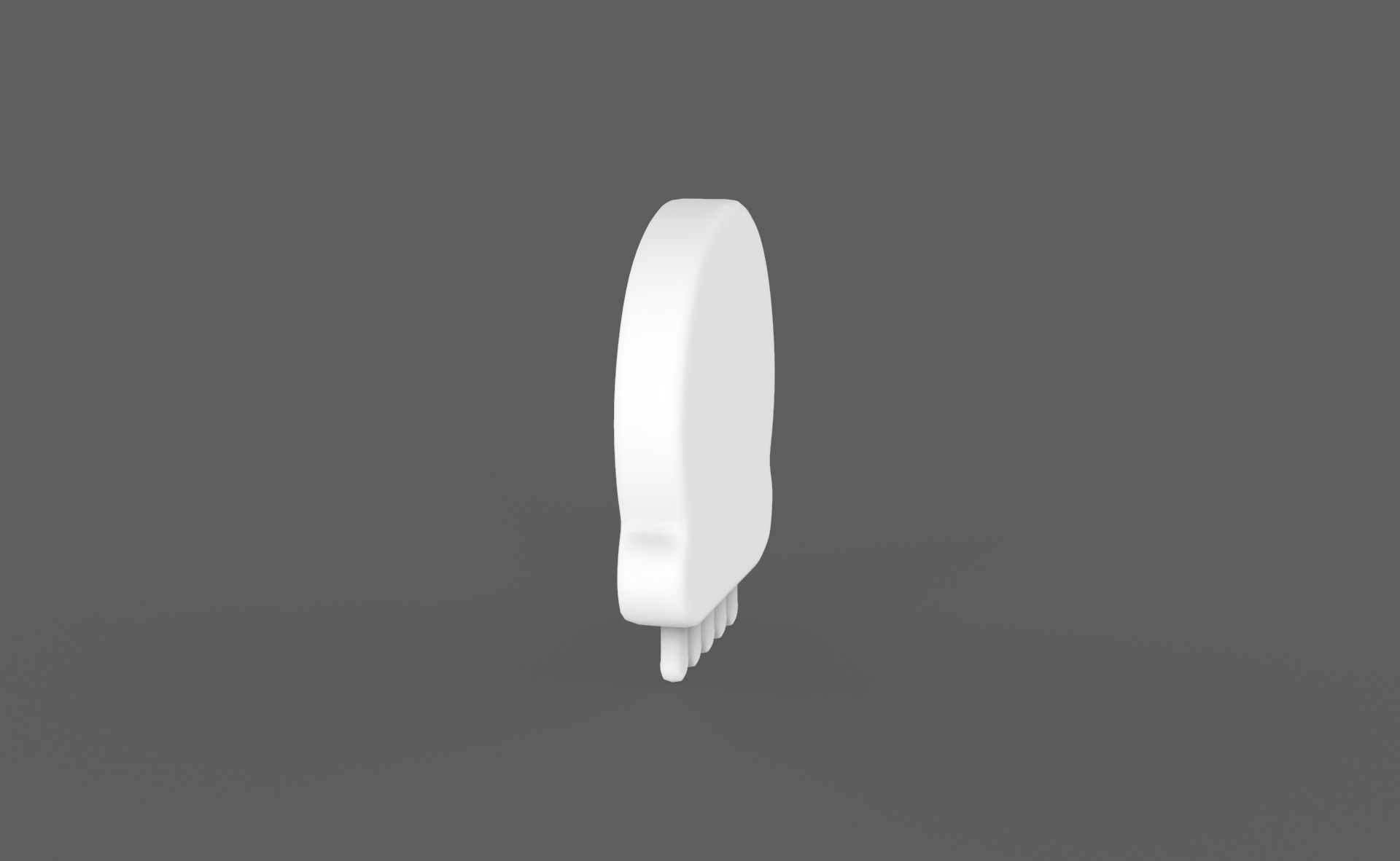 Prop113 Skull Emoji  Low-poly 3D model_4