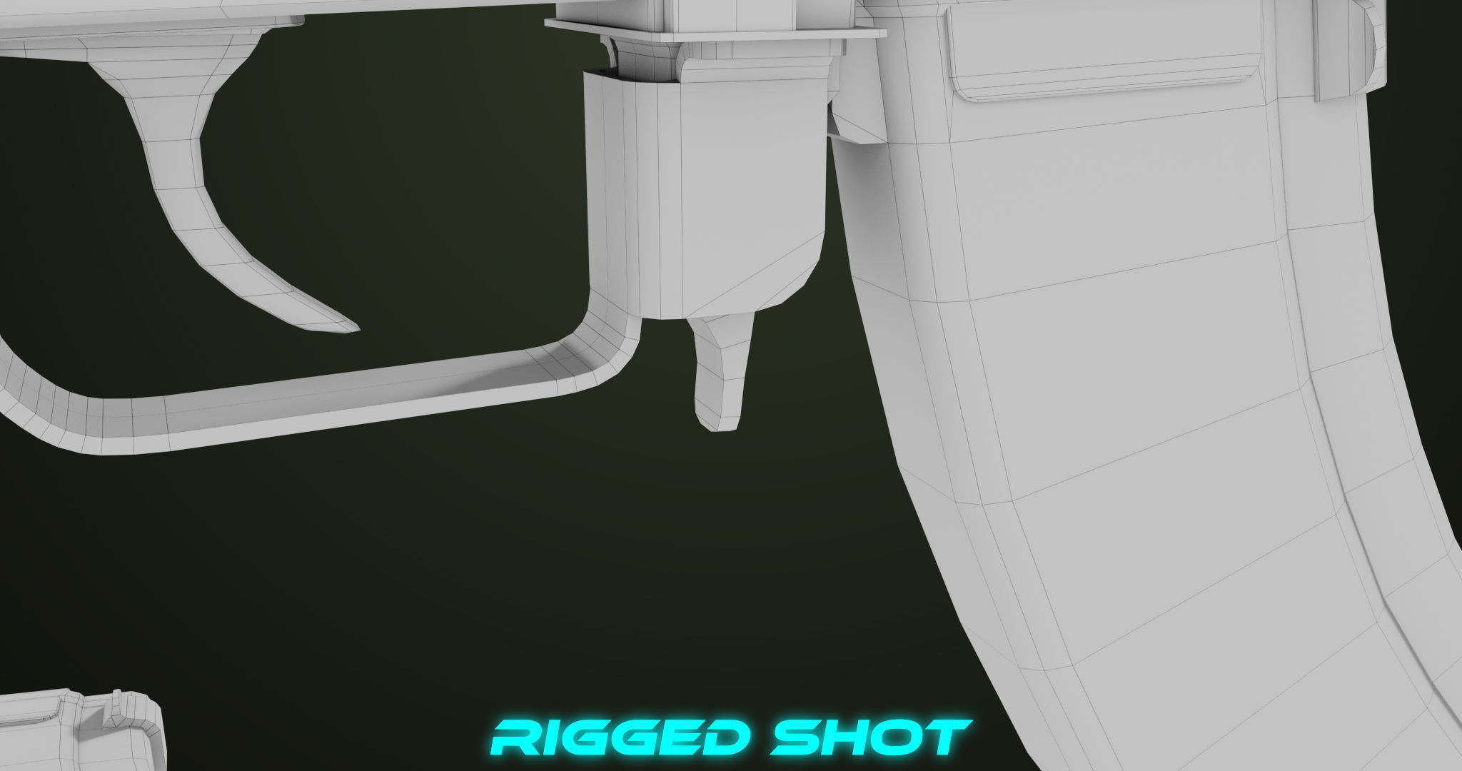 AKMS Light Machine Gun 10 Wood All PBR Unity UE Textures Low-poly 3D model_72