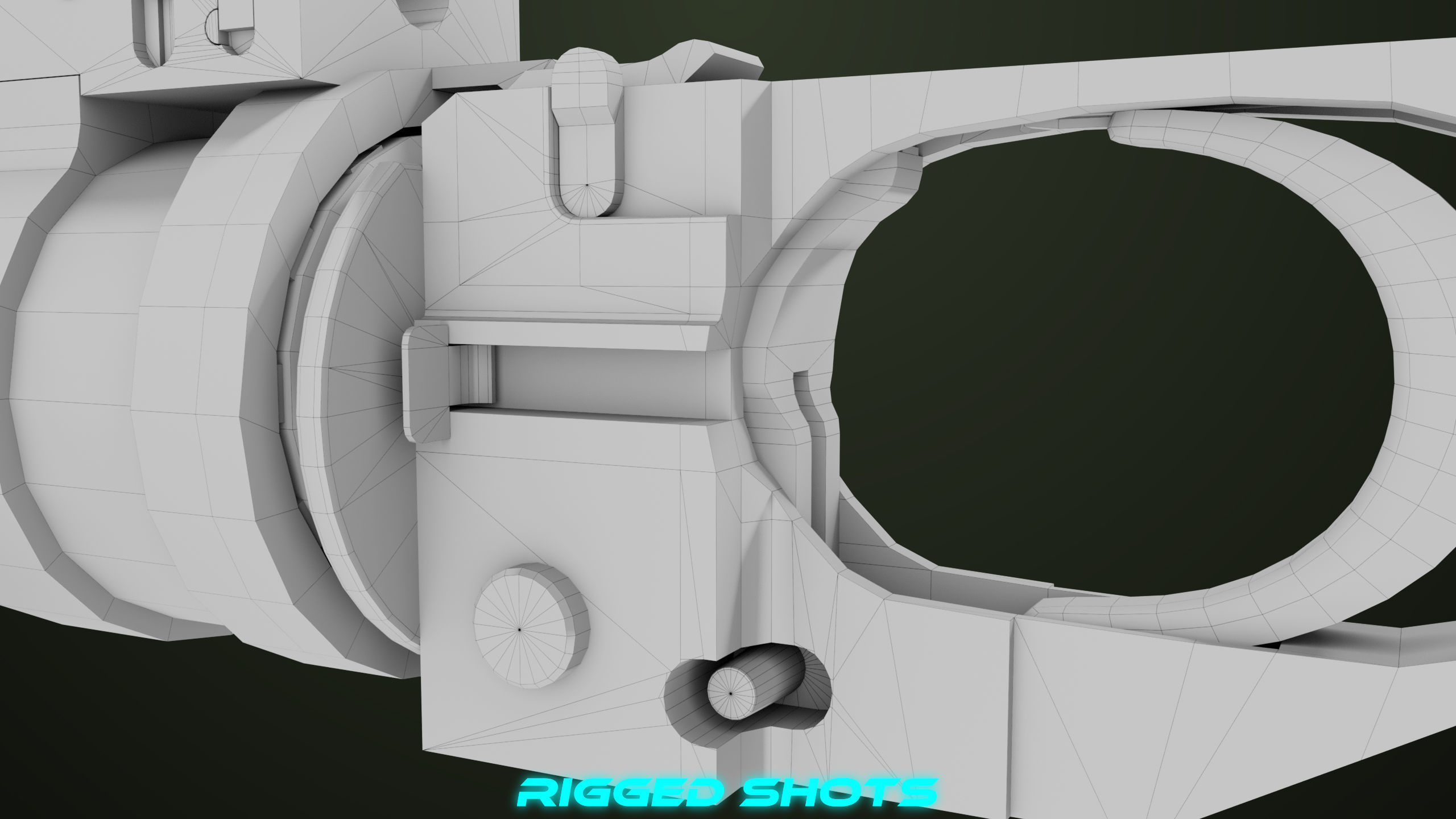 AKMS Light Machine Gun 10 Wood All PBR Unity UE Textures Low-poly 3D model_112