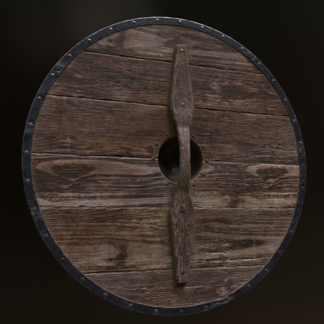 Nordic style weapon pack Low-poly 3D model_26