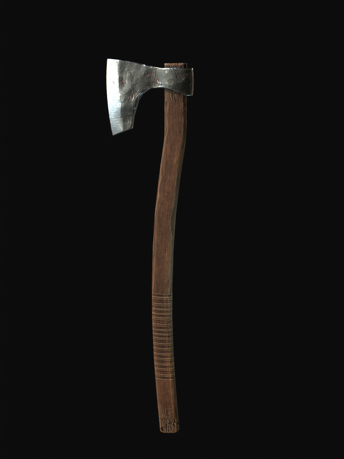 Nordic style weapon pack Low-poly 3D model_3