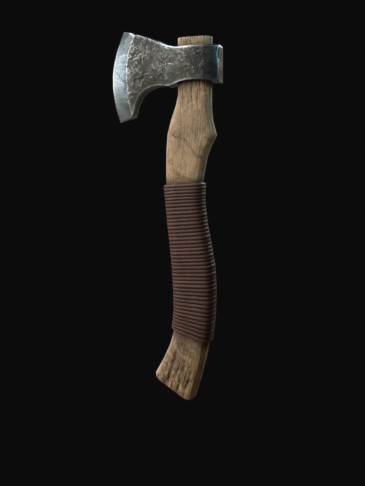 Nordic style weapon pack Low-poly 3D model_11