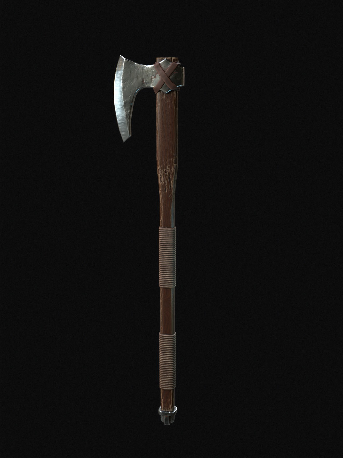 Nordic style weapon pack Low-poly 3D model_4