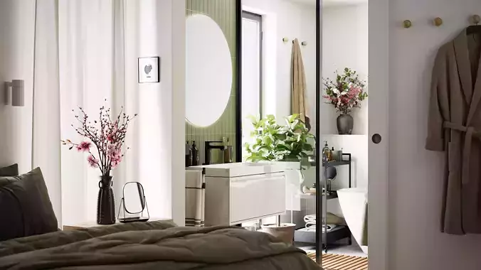 Archmodels vol 292 - collection of bathroom props